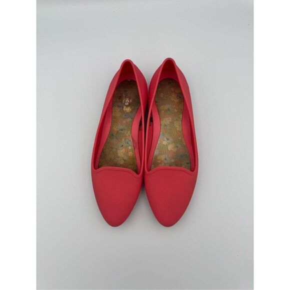 Crocs Womens Pink Eve Iconic Comfort Microfiber Lined Slip-On Ballet Flat Size 8 - Picture 3 of 9